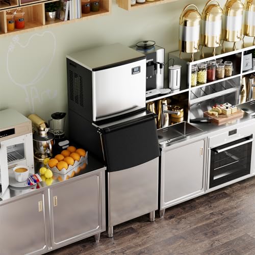 COSTWAY Commercial Ice Maker Machine 353 LBS/24H for Restaurant and Bar
| COSTWAY Commercial Ice Maker 160PC Ice Cubes