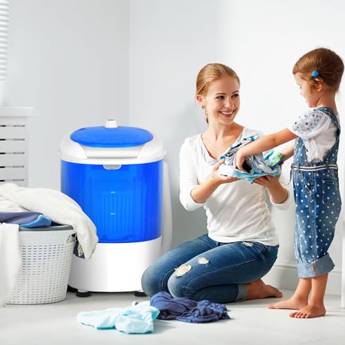 COSTWAY Mini Portable Washing Machine for Home Apartment Dorms and RV, 5.5 Lbs Wash Capacity, Blue
COSTWAY Mini Portable